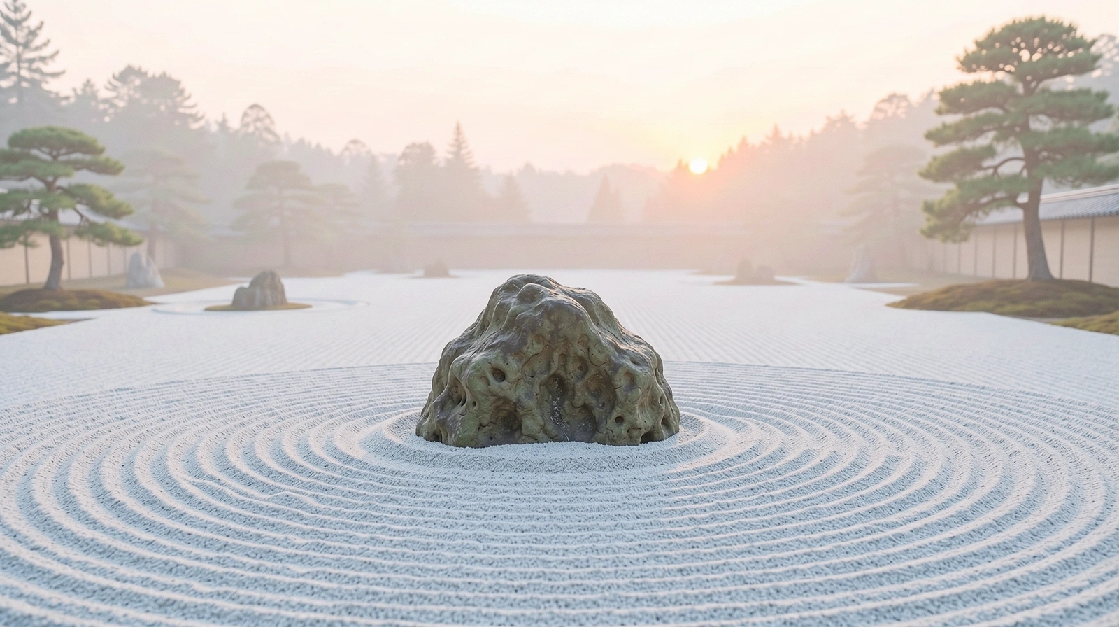 Serene environment reflecting Lumoria philosophy